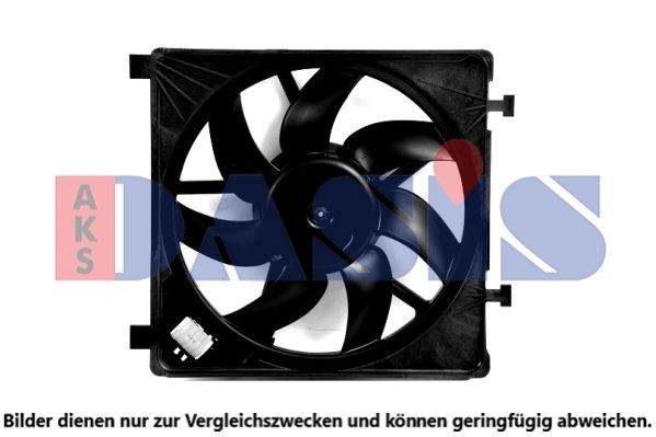 AKS DASIS Fan, radiator Article number: 048153N cheaply
