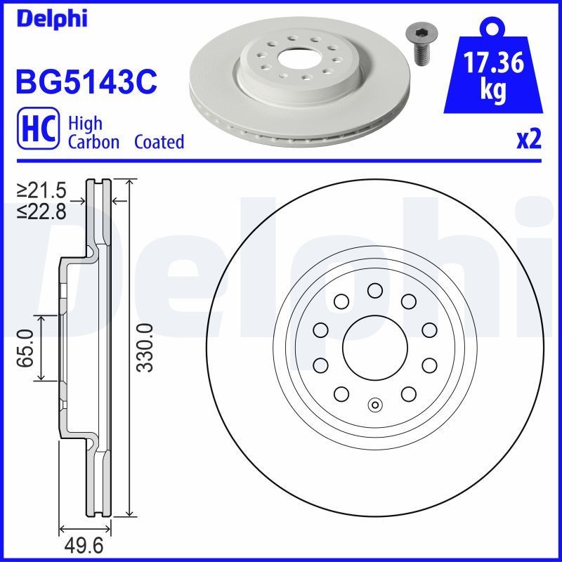 DELPHI Piduriketas Artikli number: BG5143C soodsalt