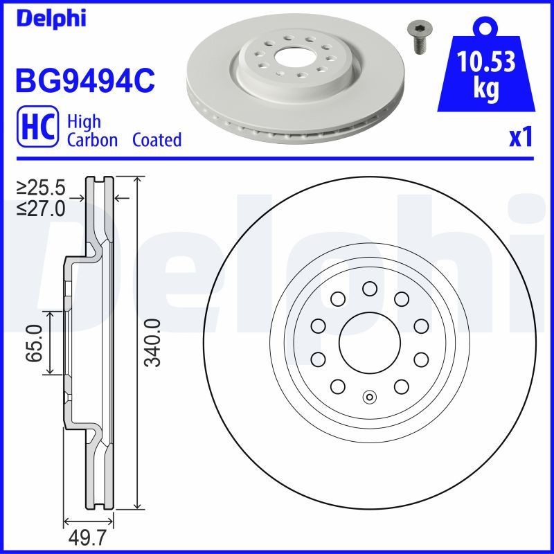 DELPHI Piduriketas Artikli number: BG9494C soodsalt