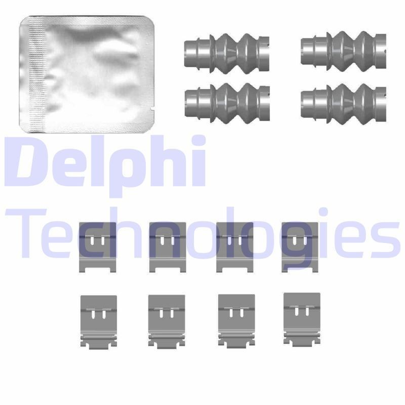 DELPHI LX0772 Lisakomplekt, ketaspiduriklotsid DS4 PureTech 225 (FP5GGT) 224 HP Bensiin