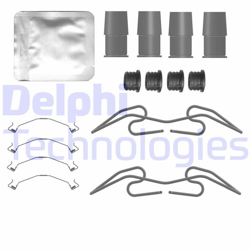 DELPHI LX0784 Lisakomplekt, ketaspiduriklotsid OCTAVIA 2.0 TSI RS 245 HP Bensiin