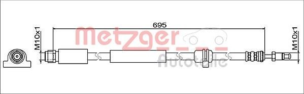METZGER Pidurivoolik Artikli number: 4112076 soodsalt