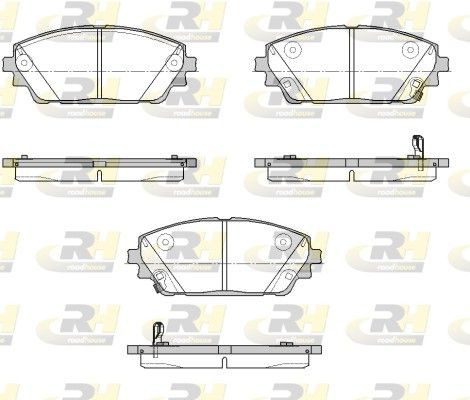 ROADHOUSE Brake pad set Article number: 21900.02 cheaply