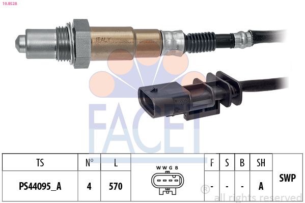 FACET Lambda sensor Article number: 10.8528 cheaply