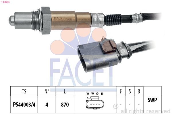 FACET Lambda sensor Article number: 10.8535 cheaply