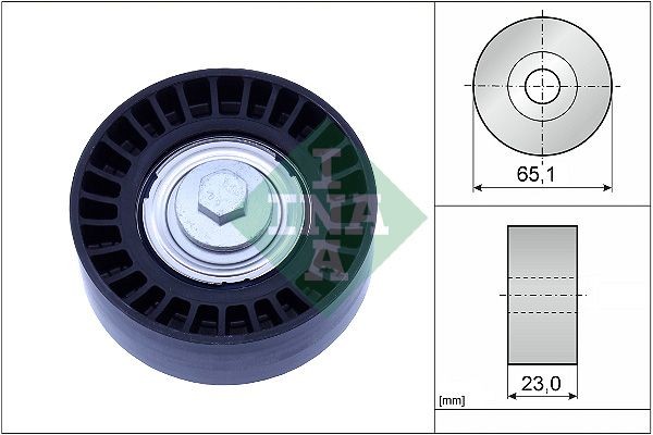 INA Deflection / Guide Pulley, v-ribbed belt Article number: 532 0882 10 cheaply