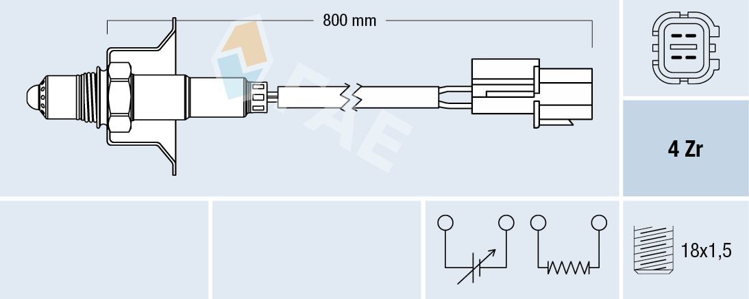 FAE Lambda sensor Article number: 77765 cheaply