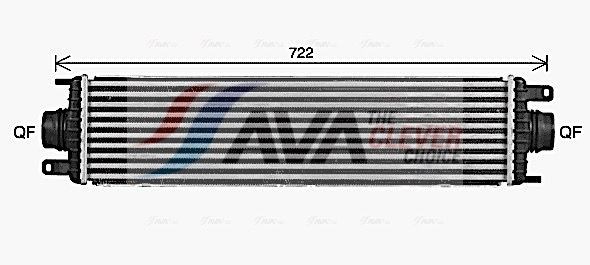 AVA COOLING SYSTEMS Intercooler Article number: JR4060 cheaply