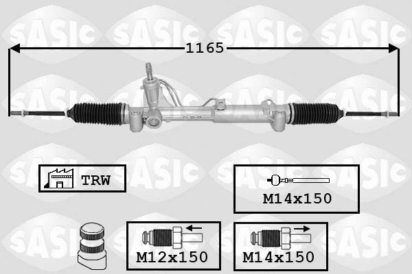 SASIC Steering rack Article number: 7170072 cheaply