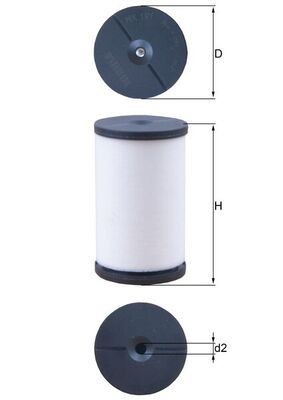 MAHLE ORIGINAL Automatic transmission filter Article number: HX 191 cheaply