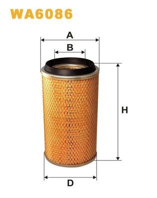 WIX FILTERS Filter, trykluftteknik Varenummer: P83A043 billige