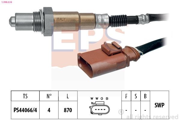 EPS Lambda sensor Article number: 1.998.534 cheaply