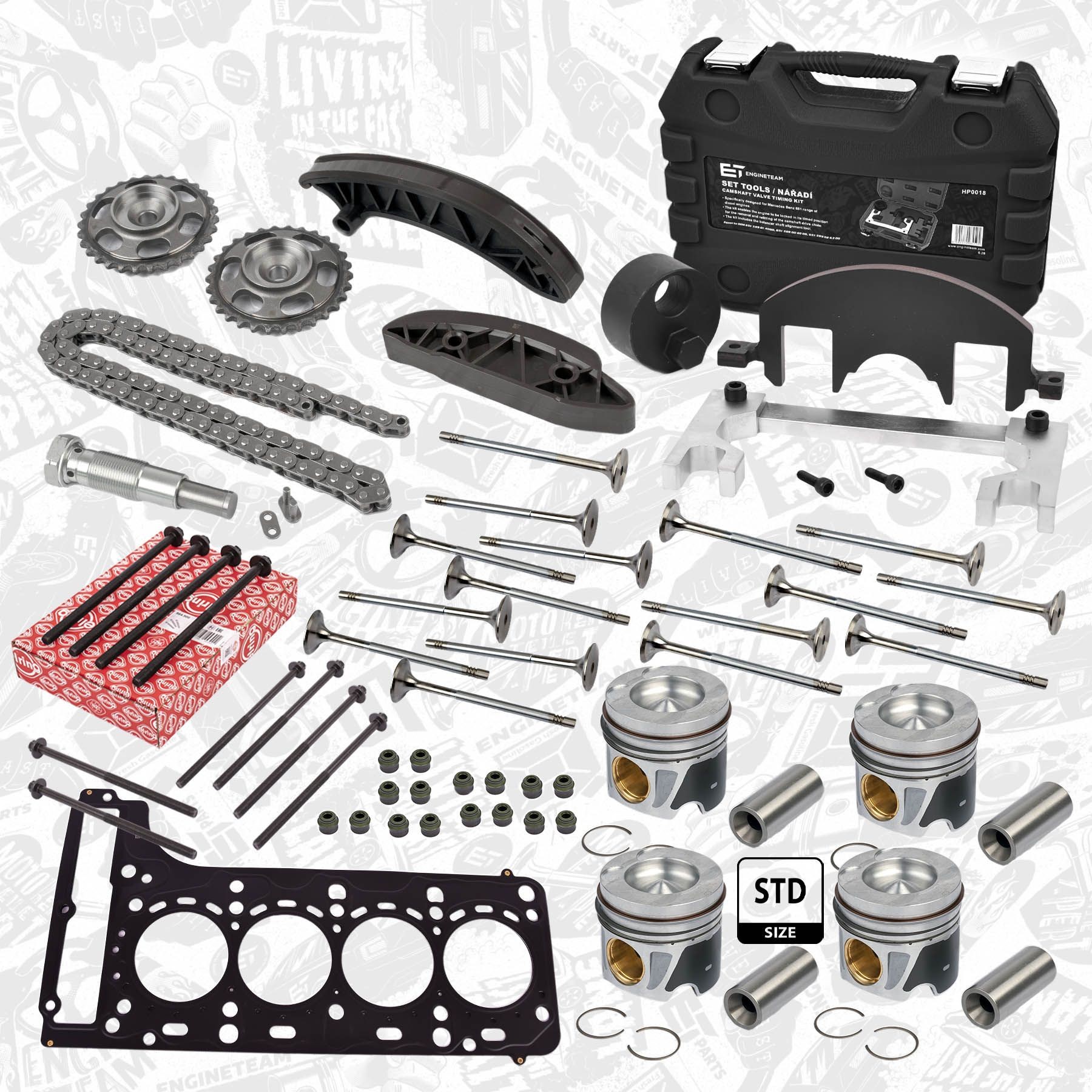 ET ENGINETEAM Timing chain kit Article number: RS0055VR8 cheaply