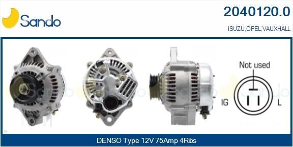 SANDO Fuel pump Article number: SPA74100.0 cheaply
