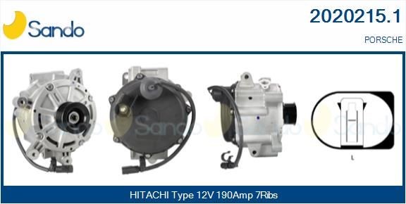 SANDO Trykkomformer, eksosstyring artikkelnummer: SPC73022.1 billig