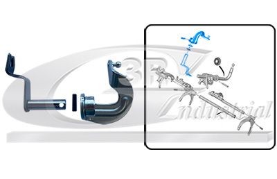 3RG Selector- / Shift Rod Article number: 24245 cheaply