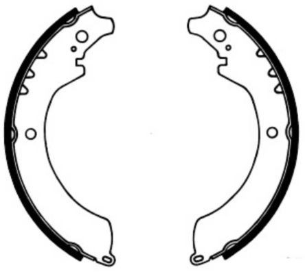 ABE Brake Shoe Set Article number: C06007ABE cheaply