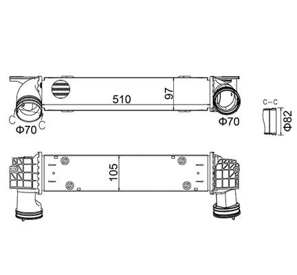 HART Intercooler Article number: 630 290 cheaply