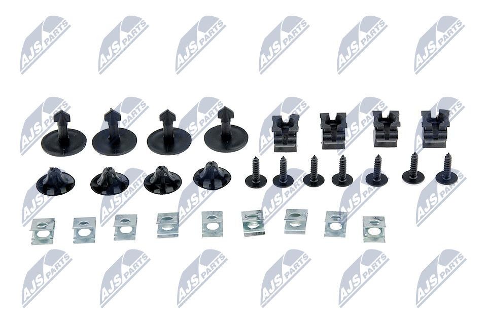 NTY EZC-AU-036 Kinnitusklippide komplekt, kere A4 2.4 quattro 163 HP Bensiin 2001