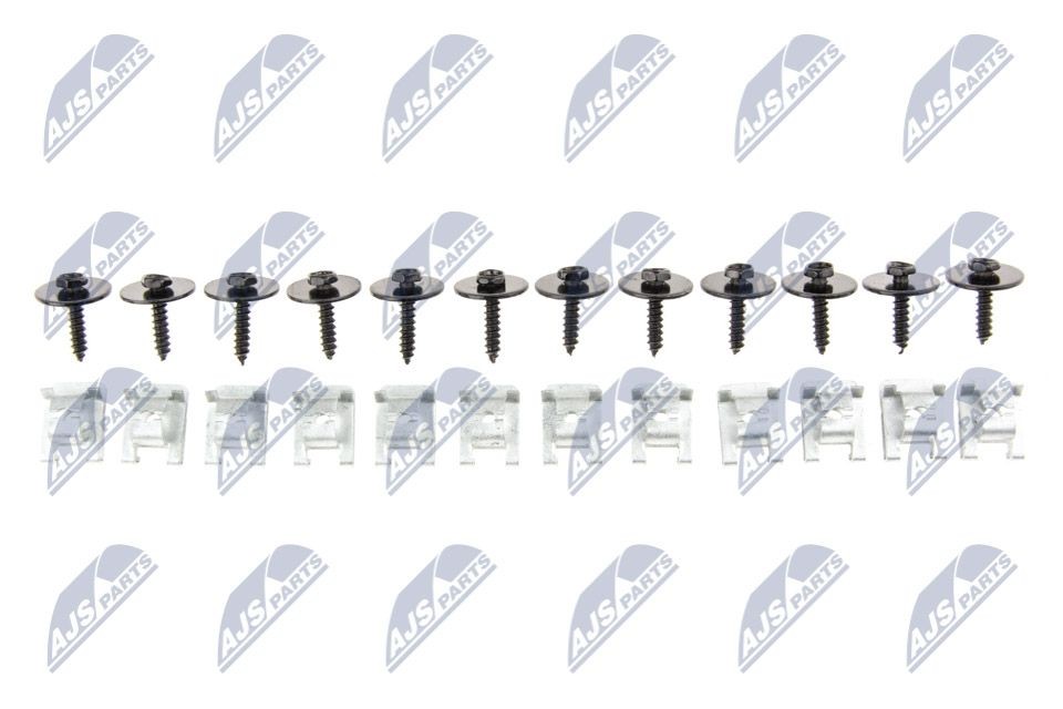 NTY EZC-PL-041 Kinnitusklippide komplekt, kere CORSA 1.4 Twinport (F08, F68) 90 HP Bensiin 2009