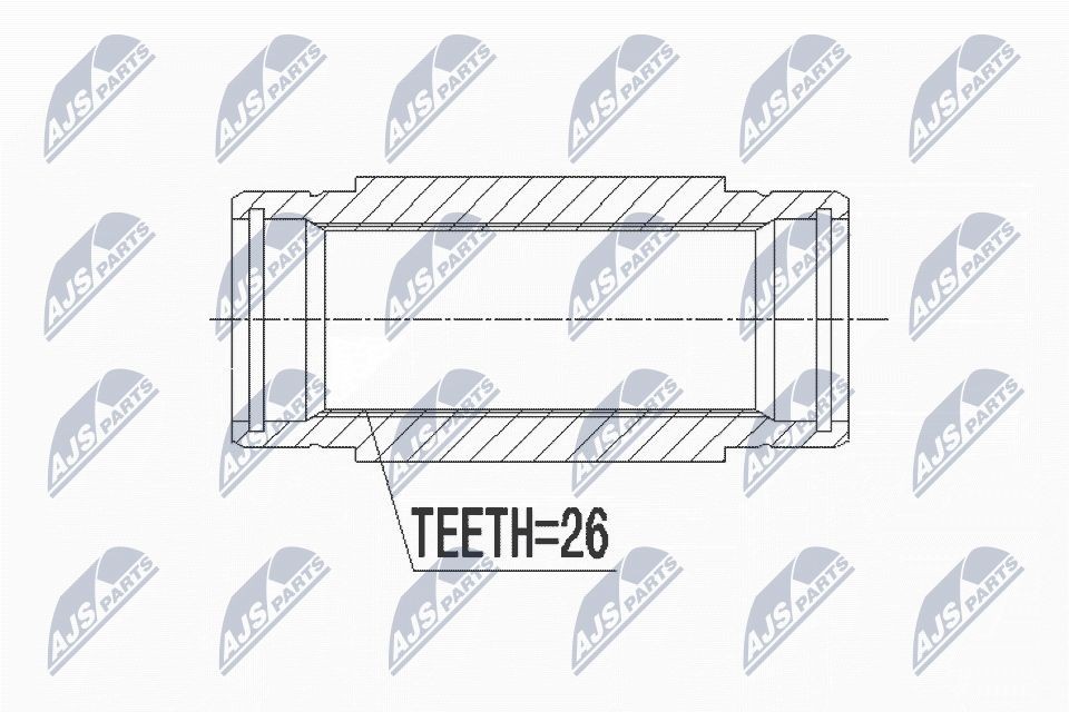 NTY Joint kit, drive shaft Article number: NWP-CT-001 cheaply