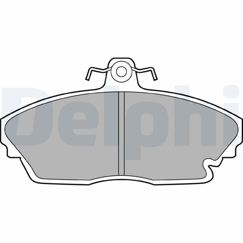 DELPHI Brake pad set Article number: LP1210 cheaply
