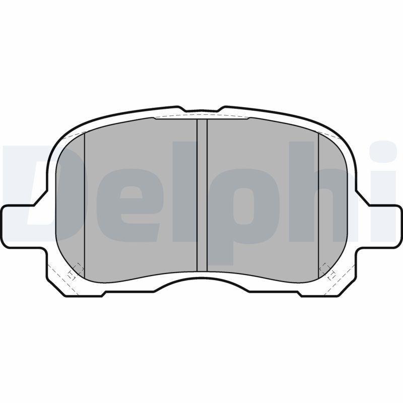 DELPHI Piduriklotsid Artikli number: LP1302 soodsalt