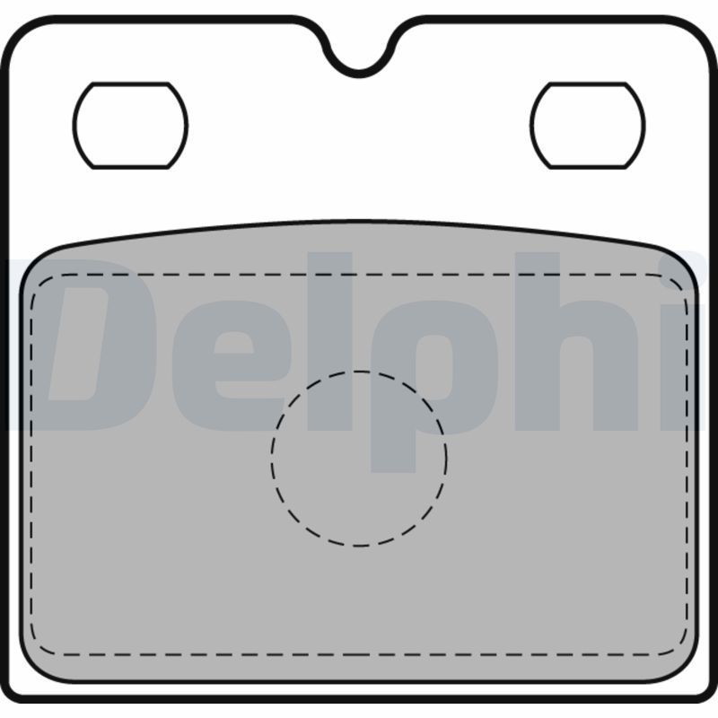 DELPHI Brake Pad Set, disc parking brake Article number: LP2112 cheaply