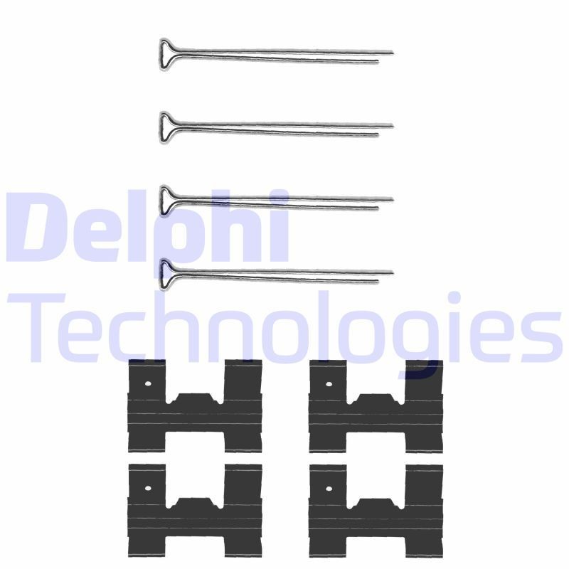 DELPHI LX0023 Lisakomplekt, ketaspiduriklotsid TRANSIT 2.5 D 71 HP Diisel 1992