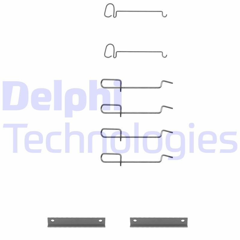 DELPHI LX0080 Lisakomplekt, ketaspiduriklotsid SUPER 5 1.1 45 HP Bensiin 1996