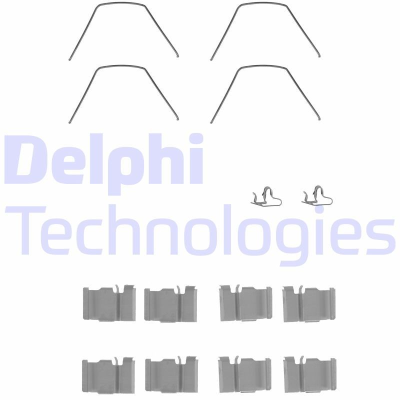 DELPHI LX0132 Monteringssæt til bremseklodser STARION 2.6 Turbo ECi 155 HK Benzin 1990