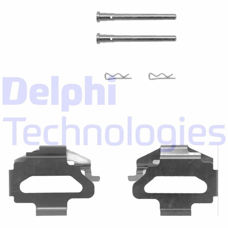 DELPHI LX0150 Lisakomplekt, ketaspiduriklotsid SCUDO 2.0 JTD 109 HP Diisel 2006