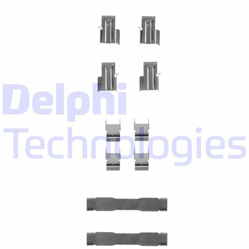 DELPHI LX0185 Monteringssæt til bremseklodser CORDIA 1.6 GSL 75 HK Benzin 1989