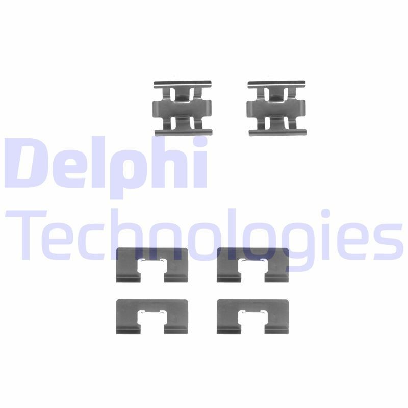 DELPHI LX0196 Monteringssæt til bremseklodser INTEGRA 1.6 (DB6) 120 HK Benzin 2001
