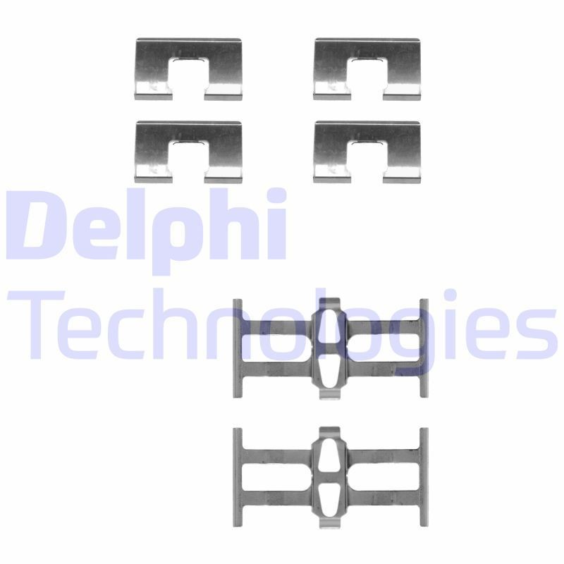 DELPHI LX0208 Monteringssæt til bremseklodser INSIGHT 1.3 IMA (ZE2) 99 HK Benzin/elektro