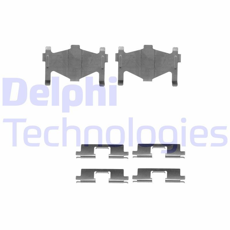 DELPHI LX0215 Monteringssæt til bremseklodser PRELUDE 1.8 EX (AAB) 101 HK Benzin 1987