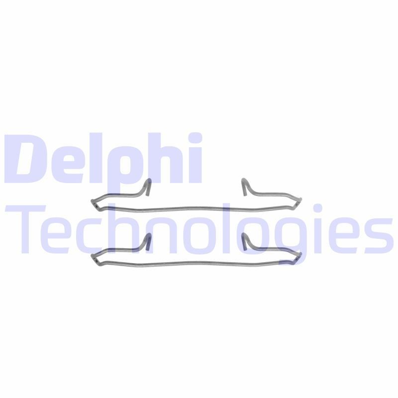 DELPHI LX0223 Lisakomplekt, ketaspiduriklotsid MAREA 1.9 JTD 110 (185AXT1A) 110 HP Diisel 2007