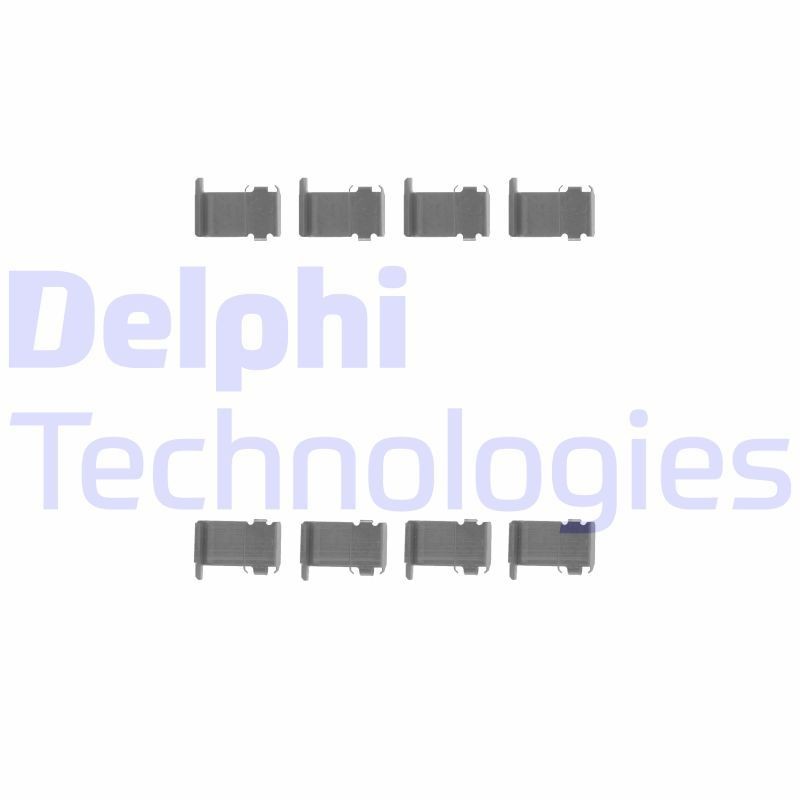 DELPHI LX0226 Monteringssæt til bremseklodser LANCER 1.8 4WD 97 HK Benzin 1994