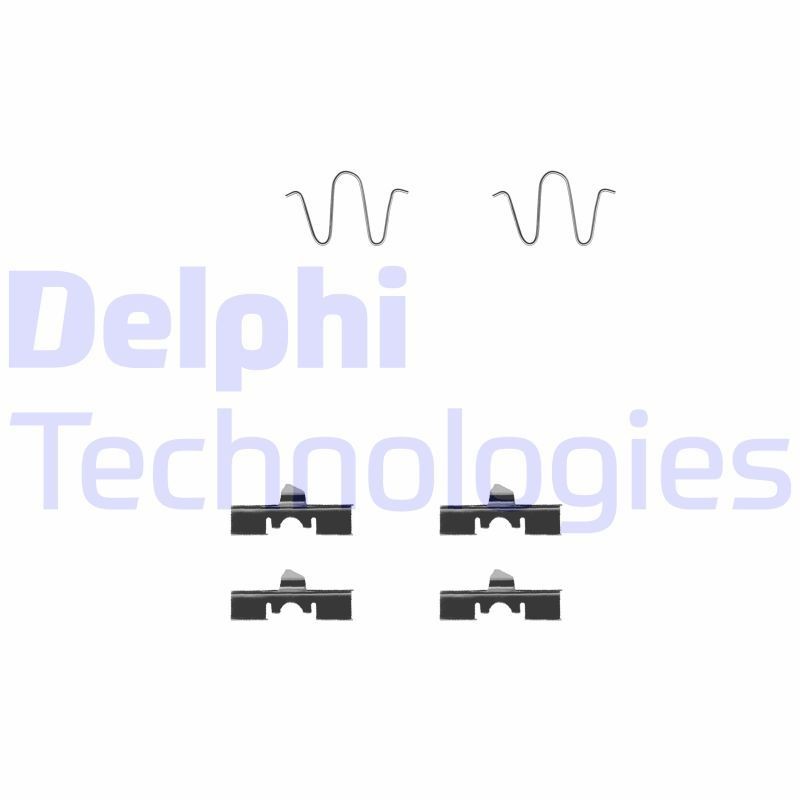 DELPHI LX0231 Monteringssæt til bremseklodser 323 1.8 16V Turbo 4WD (BG8S) 185 HK Benzin 2000