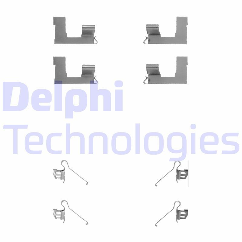 DELPHI LX0235 Monteringssæt til bremseklodser SWIFT 1.3 68 HK Benzin 1989
