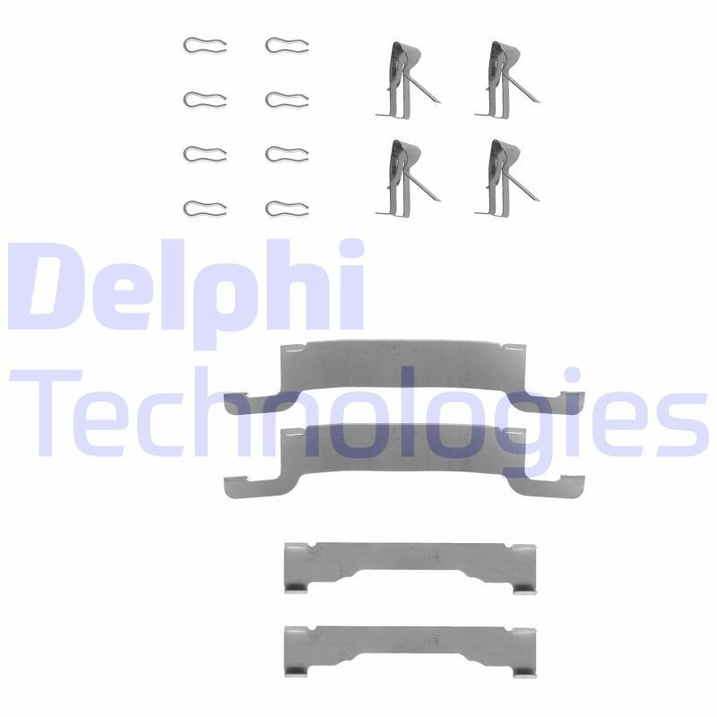 DELPHI Monteringssett, bremseklosser artikkelnummer: LX0243 billig