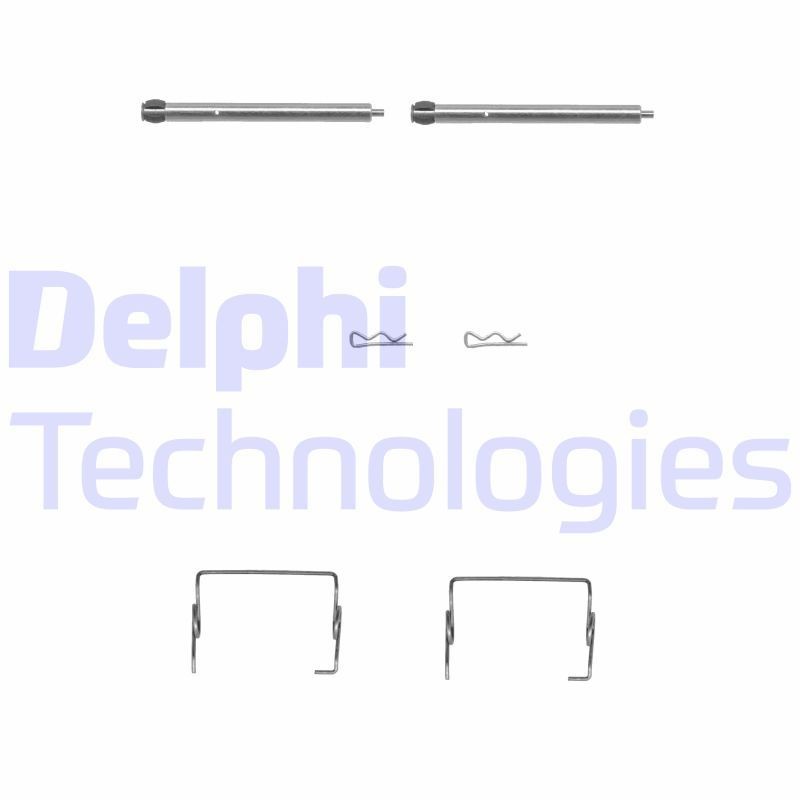 DELPHI LX0264 Monteringssæt til bremseklodser SAFRANE 3.0 Biturbo 4x4 262 HK Benzin 1997