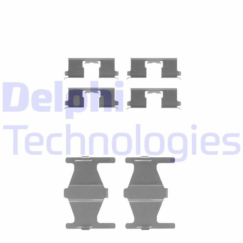DELPHI LX0302 Monteringssæt til bremseklodser MAXIMA 3.0 V6 24V 214 HK Benzin 2003