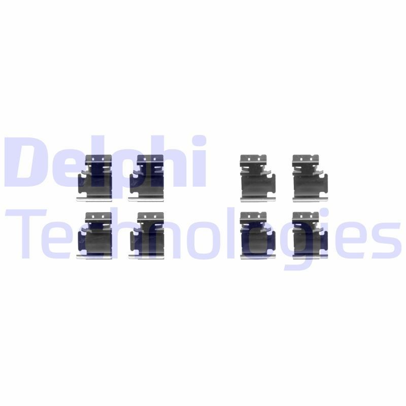 DELPHI LX0354 Lisakomplekt, ketaspiduriklotsid TRANSIT CUSTOM 2.0 EcoBlue 170 HP Diisel