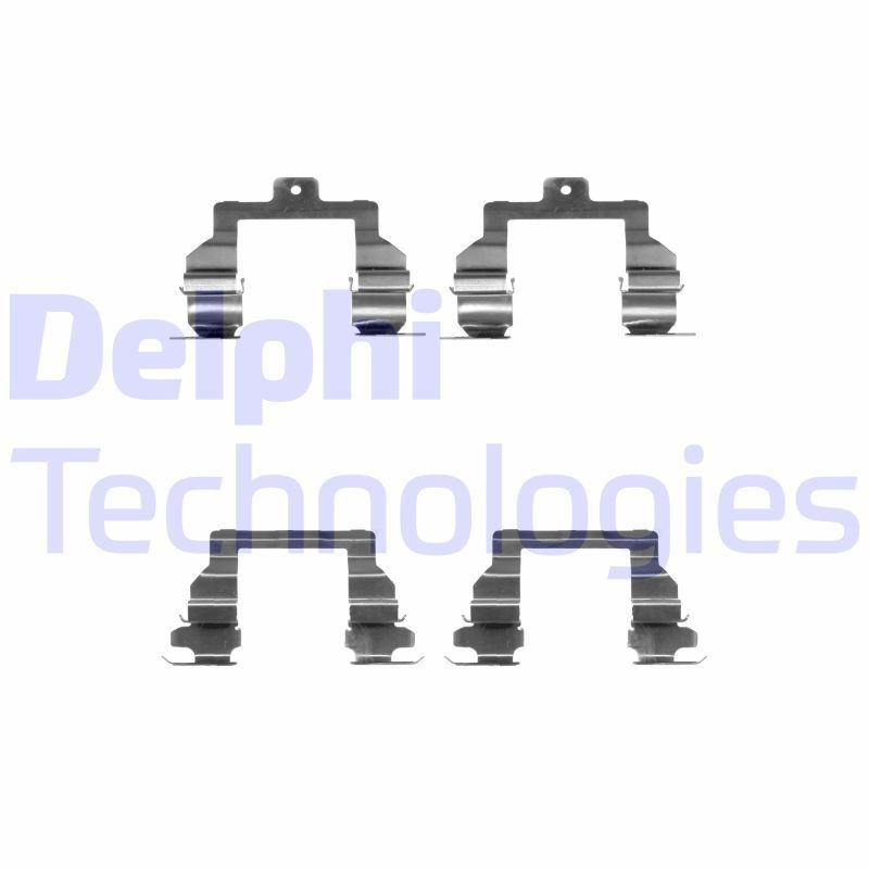 DELPHI LX0374 Lisakomplekt, ketaspiduriklotsid AVENSIS 2.4 VVT-i (ACM21) 156 HP Bensiin 2009