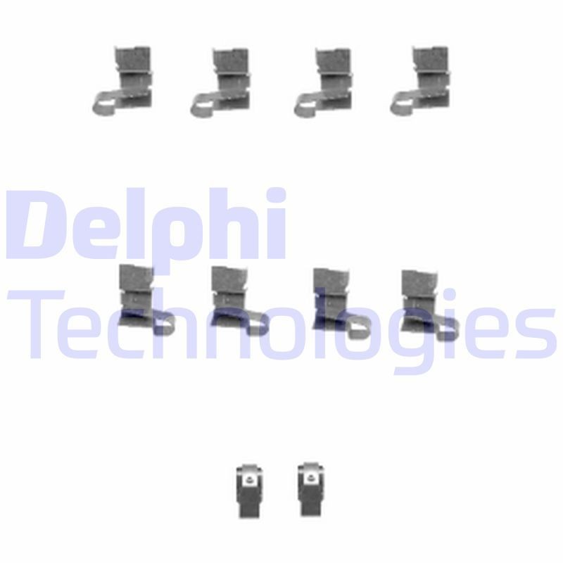 DELPHI LX0432 Monteringssæt til bremseklodser SWIFT 1.0 53 HK Benzin 2001