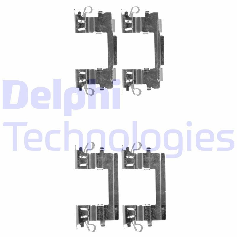 DELPHI LX0499 Monteringssæt til bremseklodser PREVIA 3.0 4WD (MCR40W) 220 HK Benzin 2006