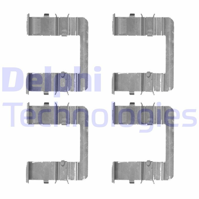 DELPHI LX0519 Monteringssæt til bremseklodser SEDONA 2.5 V6 150 HK Benzin 2007