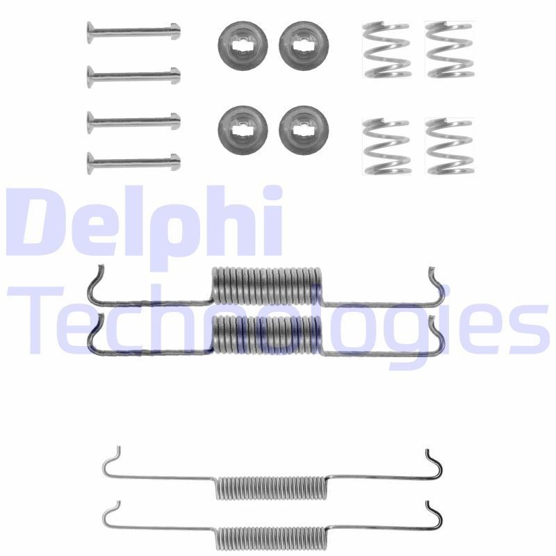 DELPHI LY1008 Tilbehørssæt, bremsebakker KAEFER 1303 1.3 44 HK Benzin 2003