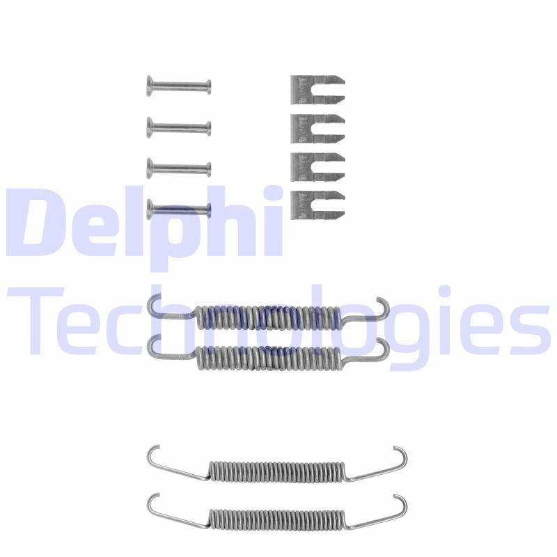 DELPHI LY1037 Tilbehørssæt, bremsebakker CINQUECENTO 1.1 Sporting 54 HK Benzin 1999